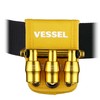 Vessel QB-10B3YY Limited Quick Catcher 3 Row Holder, Yellow