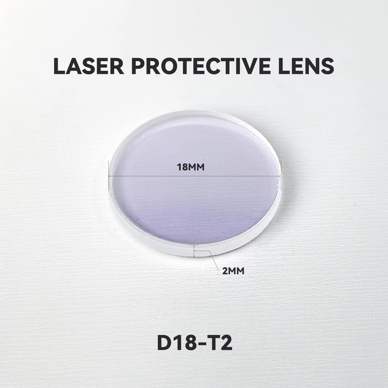 Hgnova 15 Pcs Laser Protective Lens D18*2mm for 1000-3000w 4