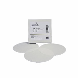 Camlab 1171147 Grade 11 [41] Quantitative Filter Paper, Fast Filtering, Ashless, 185 mm Diameter (Pack of 100)