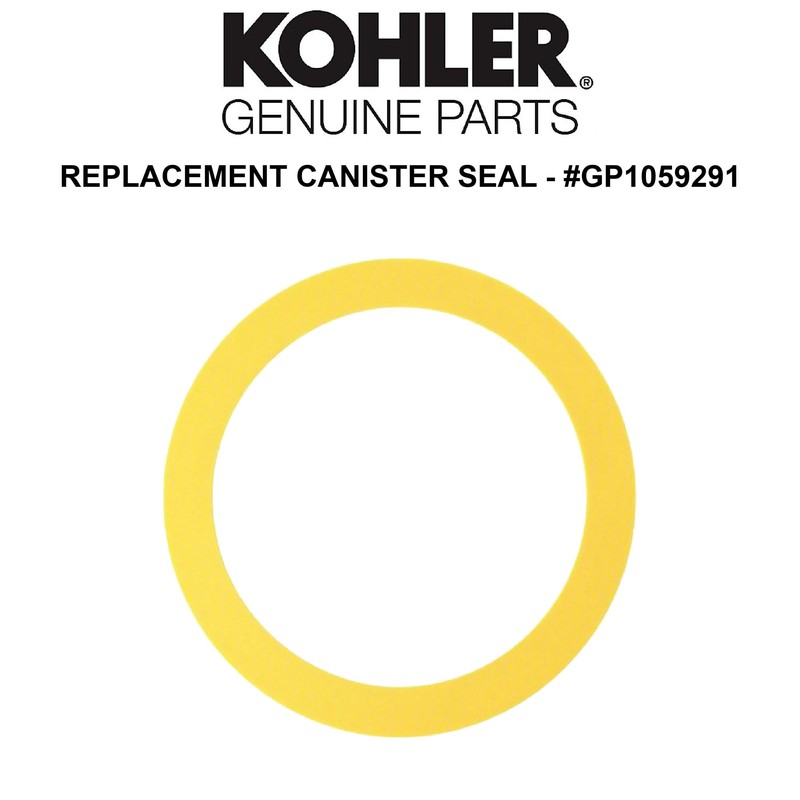 Kohler Genuine Part GP1059291 Toilet Tank Canister Valve Seal, Yellow