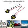 2pcs Fog Light Connector H11-1 Headlight Connector ABS Headlight Wiring