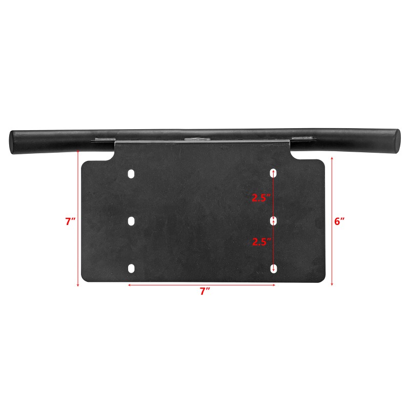 WEISEN 3'' Amber LED Light & Bull Bar License Plate