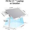 SAIJI Adjustable Laptop Bed Tray | Foldable Desk with Drawer