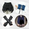 197 Inches Corset Ribbon Laces Elegant Black Straps for Dress