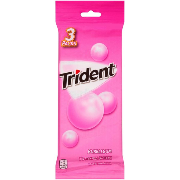 Trident, Bubblegum, 42 ct