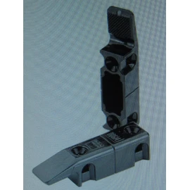 'HETTICH Mounted Fitting "Multiclip for Screwing On/64 x 15 x 15 mm, Set of 4 Black Plastic, 89348 + 49572