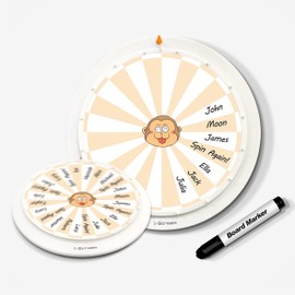 i-Scream Roulette Spinning Wheel - 12.6" (32 cm) Large Size, Magnetic, Dry-Erase Random Picker Wheel for Teachers, School Classroom Activity, Games