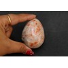 Jet International Natural Sunstone Gemstone Egg 45-50 mm A+ Hand