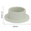 JNXQWE E26 E27 Light Socket Shade Ring,Plastic Lamp Shade Collar