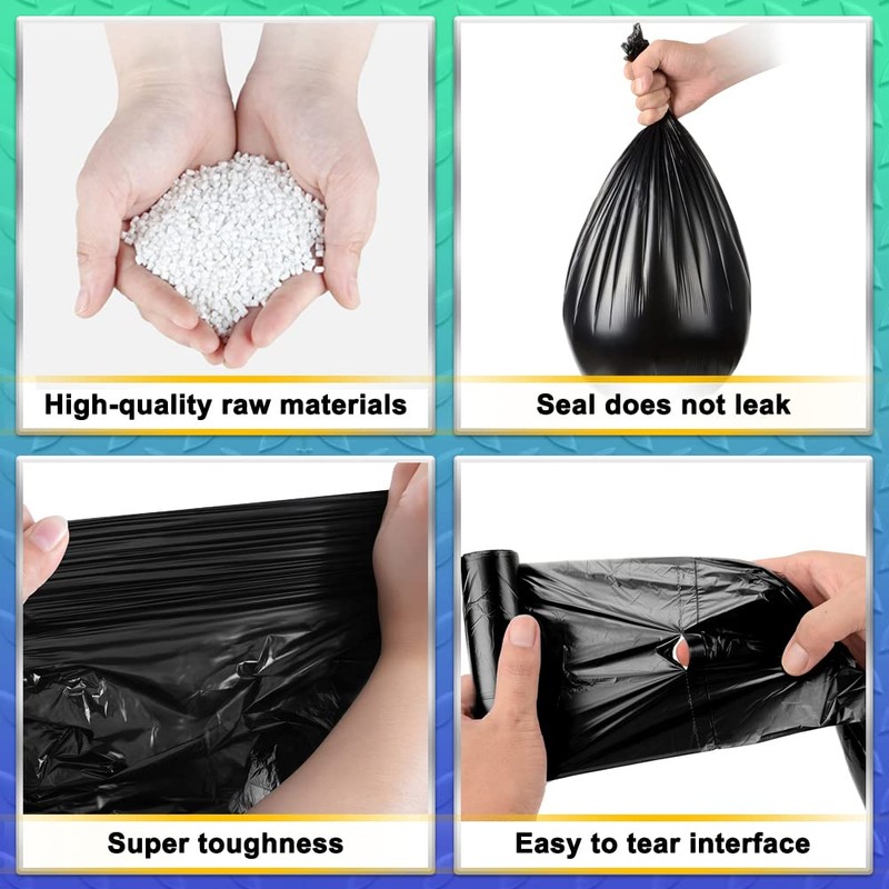 Small Bathroom Trash Bags AOSULI 3 Gallon/10 Liter Trash Can