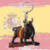 Decorative Plate Spain with Bull + Keyring Souvenir Spanish Bull