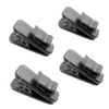 COCO Portable Accessories (Set of 4), Black, Earbud Clips, Secured,