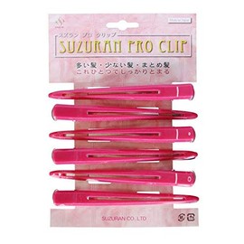 Suzuran Pro Clip, Pink (Set of 6)
