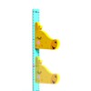 ANCLLO Kids Height Chart Wall Stickers Measuring Ruler 3D Movable