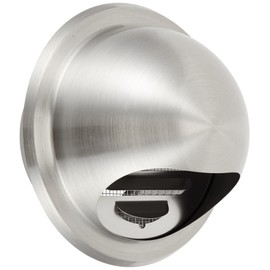 World SUS304 Stainless Steel Round Hood with Awesome φ 100 mm with Net (10 Mesh) H/L (Line) Clear WFG – 100