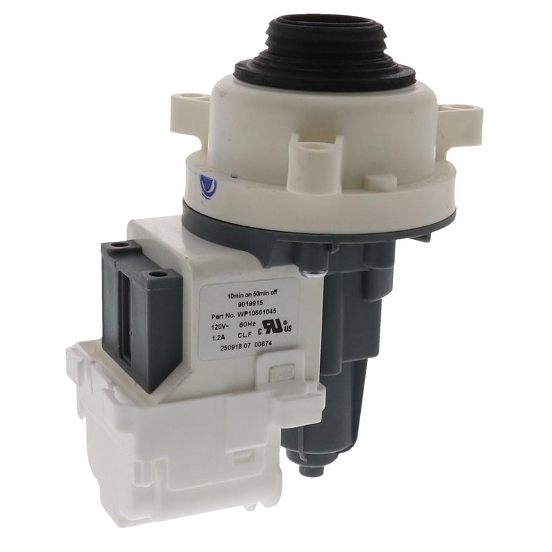 PRYSM W10661045 Washer Drain Pump Replacement - Compatible with Whirlpool,