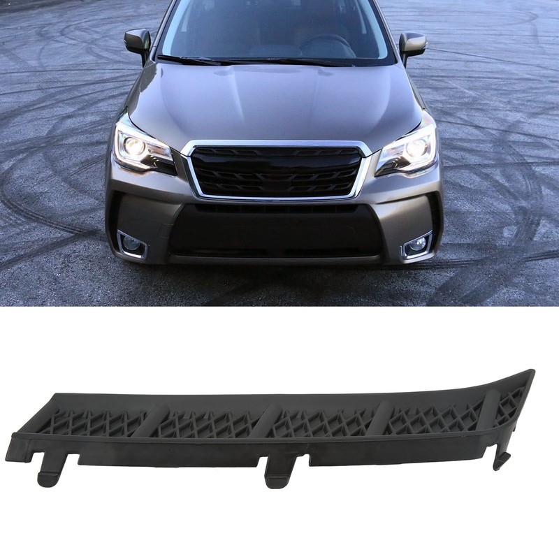 Front Bumper Molding Side Cover Trim Black ABS Replacement for