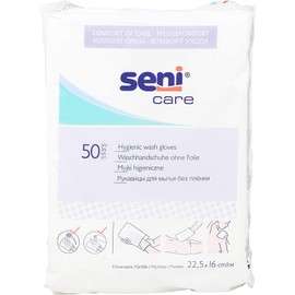 SENI care Waschhandschuhe unfoliert,50St