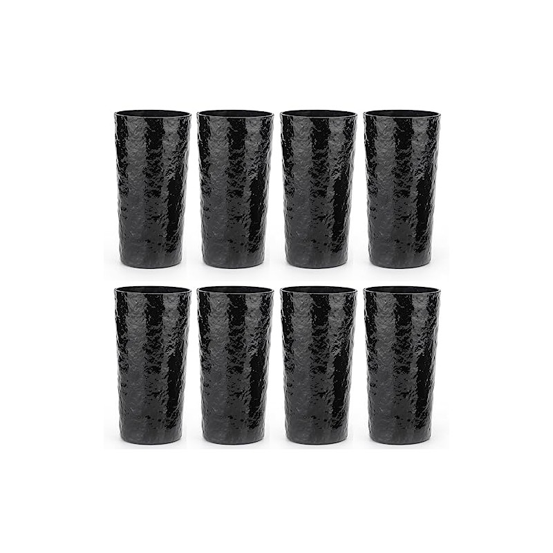 KX-WARE 26-ounce Acrylic Water Glasses Plastic Tumbler Larger Drinking Glasses,