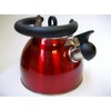 2.5 Litre Whistling kettle - Red - Folding handle