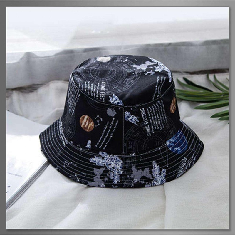 Buzz Selection CAQ104 Bucket Hat, Hat, Universe Night Sky Design,