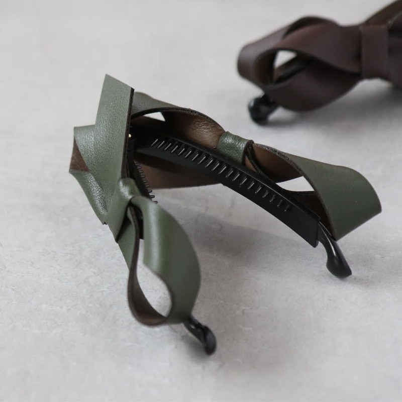 JewelVOX Hair Accessories, Faux Leather, Simple, Ribbon, Synthetic Leather, Banana