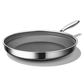 ZEROPAN Hybrid Nonstick 12 Inch Frying Pan,Non stick Frying Pan,Stay-Cool Handle, Dishwasher-Friendly, Oven-Safe Up to 500°F, Induction Ready, Compatible with All Cooktops