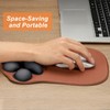 PATIKIL リストレスト付きジェルマウスパッド エルゴノミックマウスパッド キャットポー 心地よい低反発素材 ノンスリップベース ソフト コンピュータ ノートパソコン オフィス用