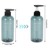 Czemo Pack of 3 Shampoo Dispenser for Shower 500 ml