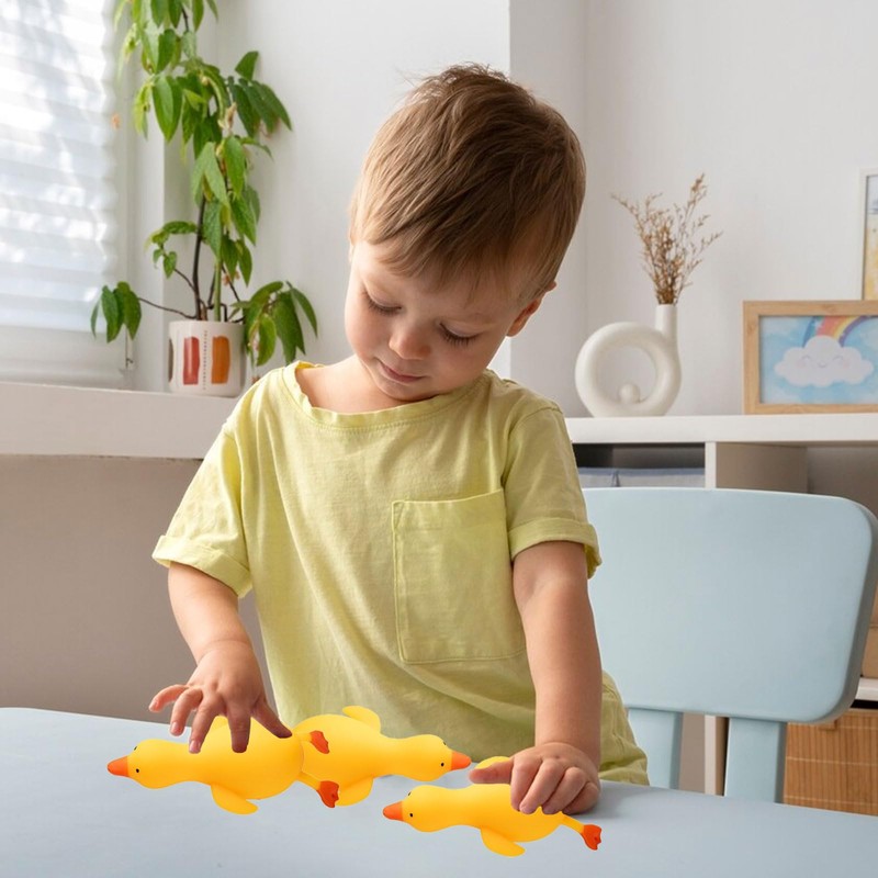 Anti-Stress Toy, Pack of 3 Duck Stretchy Toy, Stress Relief