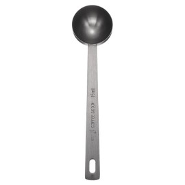HARFINGTON Single Measuring Spoon 1tbsp (3tsp, 15ml) Teaspoon/Tablespoon 304 Stainless Steel Single Tiny Square Bowl Measuring Spoon Long Handle Measure Scoop, Black