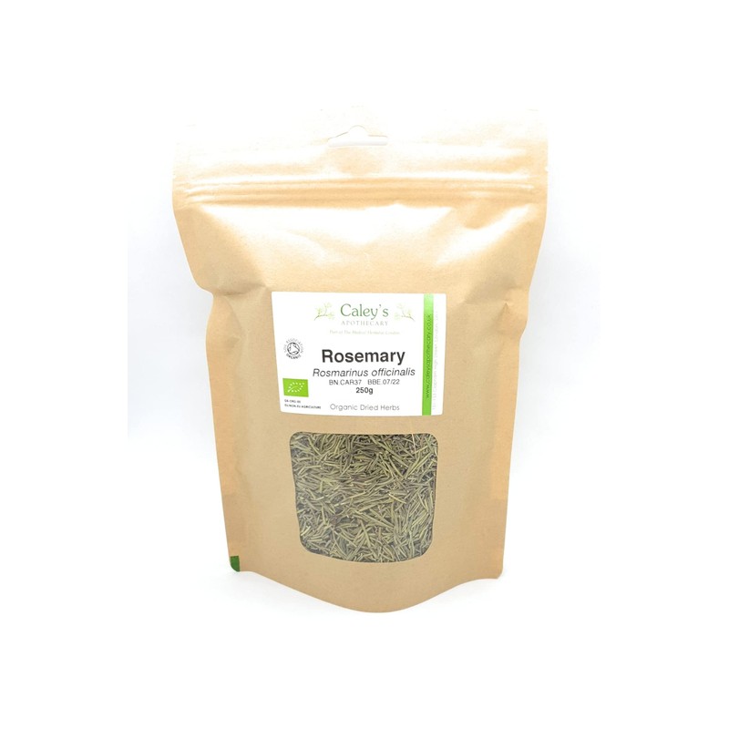 Organic Rosemary Dried Herb (Rosmarinus officinalis) (250g)