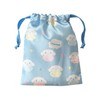 Small Planet Sanrio Ribbon Drawstring Bag, Cinnamorol, Simple, Cute