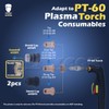 PLAXCON 2pcs PT60 IPT-60 Plasma Torch Double Pointed Spacer Guide