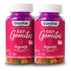 Gomitas Bbp Pack De 2 Piezas Aguaje Fenogreco 60 Gomitas