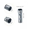 TA-VIGOR 6Pcs Spark Plug Socket Wrench Set, Double-Ended Spanner with
