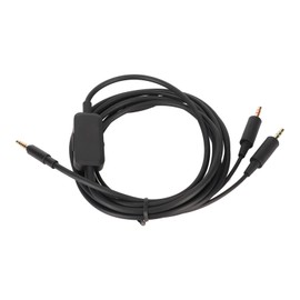 Replacement Headphone Cable 3.5mm Volume Control Sound Cable Compatible for MMX300 MMX300 2nd Gen Headset