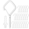 Ceiling Hooks Pack of 20 Hooks for Screwing Screw Hook