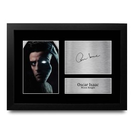 HWC Trading FR A4 Oscar Isaac Moon Knight Gifts Printed Signed Autograph Picture for TV Show Fans - A4 Framed