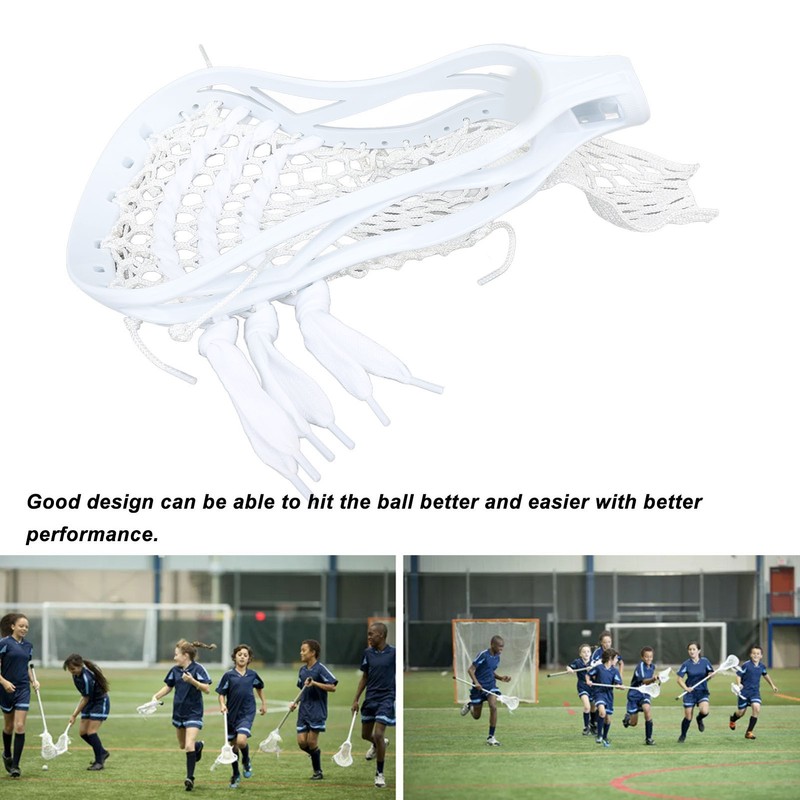 Lacrosse Head Mesh Strung Wear Proof Nylon Lacrosse Stick Heads
