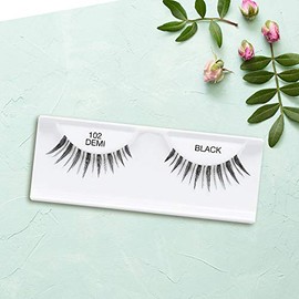 Ardell Natural Lashes Pestañas Postizas 102 Black Demi (Paquete de 4)