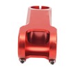Bike Stem Red Aluminum Alloy Mountain Bike Handlebars Negative 17