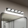 Matte Black Modern Acrylic LED Bathroom Vanity Light Fixtures 5