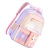 Kids Backpack Soft Comfortable Multi Layer Large Capacity Oxford Fabric