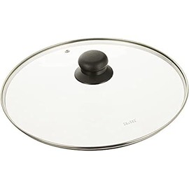 Ibili Prisma Universal Glass Lid Cover For Frying Pan, Fry Pan, Skillet, Pot, With Plastic Handle (12 Inches)