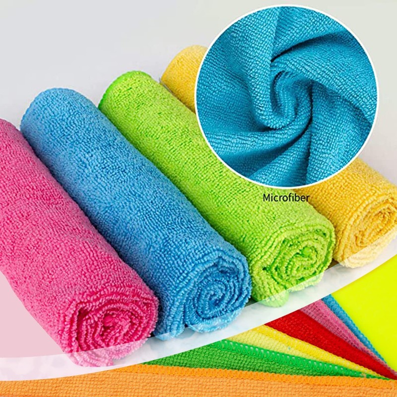 HOMESmith 8 Pack Premium Extra Large Microfibre Cleaning Cloths