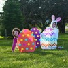 Fun Express 4 Pieces Large Easter Egg Outdoor Yard Signs