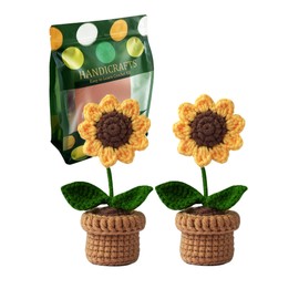 Kitcroet Crochet Kits for Beginners, Starter Crochet Kit All-in-One Complete Crochet Kit (Sunflower)
