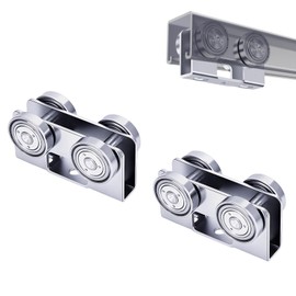 4 Wheel P2750-EG Trolley Assembly Light Duty Electric Hoist Trolley Roller for use with 1-5/8" Wide or All 1-5/8" or Taller Strut Channel,Unistrut Accessories,Superstrut (4 Packs)