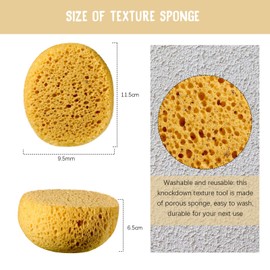 Patelai Knockdown Texture Sponge Drywall Wall Patch Ceiling Texture Sponge Home Decor for Repair DIY Painting Ceiling(1 Piece,11.5 x 9.5 x 6.5 cm)